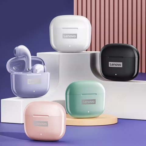 Słuchawki bezprzewodowe douszne Lenovo Thinkplus LivePods LP40 PRO Różowe Słuchawki bezprzewodowe douszne Lenovo Thinkplus LivePods LP40 PRO Różowe