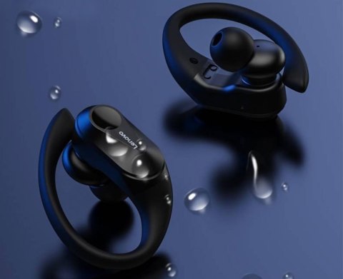 Słuchawki bezprzewodowe douszne Lenovo Thinkplus LivePods LP75 Czarne Słuchawki bezprzewodowe douszne Lenovo Thinkplus LivePods LP75 Czarne