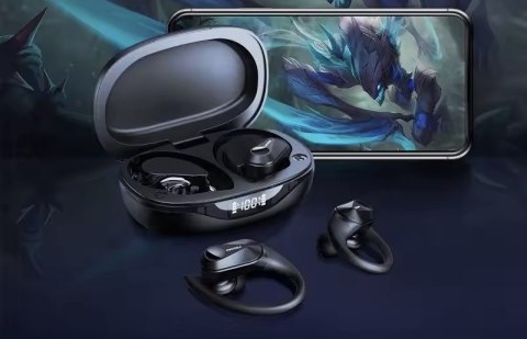 Słuchawki bezprzewodowe douszne Lenovo Thinkplus LivePods LP75 Czarne Słuchawki bezprzewodowe douszne Lenovo Thinkplus LivePods LP75 Czarne
