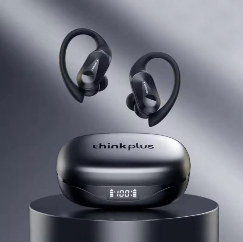Słuchawki bezprzewodowe douszne Lenovo Thinkplus LivePods LP75 Czarne Słuchawki bezprzewodowe douszne Lenovo Thinkplus LivePods LP75 Czarne