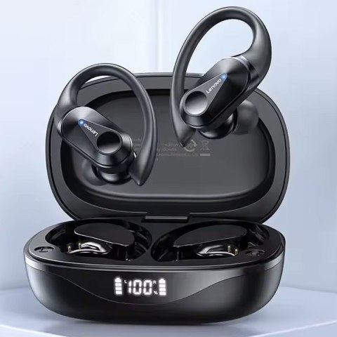 Słuchawki bezprzewodowe douszne Lenovo Thinkplus LivePods LP75 Czarne Słuchawki bezprzewodowe douszne Lenovo Thinkplus LivePods LP75 Czarne