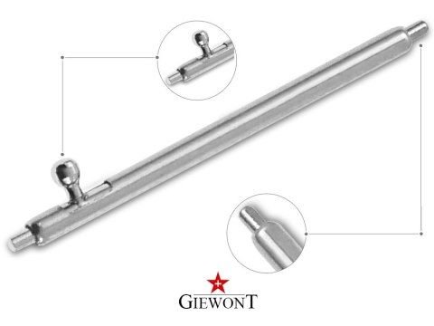 Teleskop GIEWONT Stalowy 18 mm do Pasek/Bransoleta SMARTWATCH GWT18 Teleskop GIEWONT Stalowy 18 mm do Pasek/Bransoleta SMARTWATCH GWT18