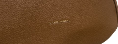 Duża shopperka damska ze skóry ekologicznej - David Jones Duża shopperka damska ze skóry ekologicznej - David Jones