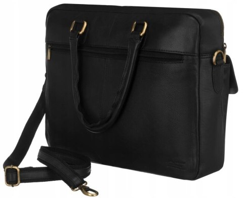 Męska torba na laptopa ze skóry naturalnej - Peterson Męska torba na laptopa ze skóry naturalnej - Peterson