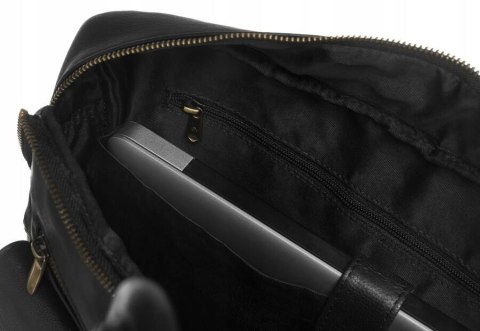 Męska torba na laptopa ze skóry naturalnej - Peterson Męska torba na laptopa ze skóry naturalnej - Peterson
