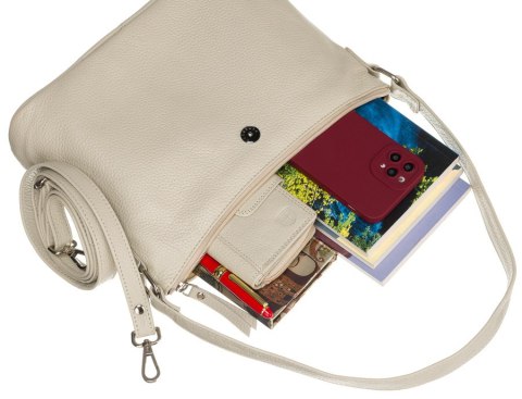 Torba skórzana+portfel PTN D73-DS Light Beige Torba skórzana+portfel PTN D73-DS Light Beige