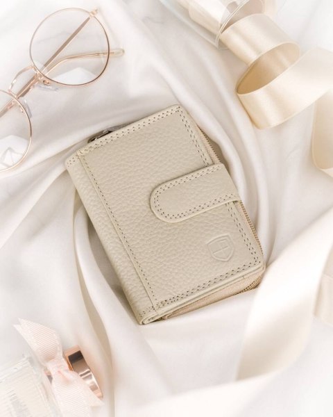 Torba skórzana+portfel PTN D73-DS Light Beige Torba skórzana+portfel PTN D73-DS Light Beige