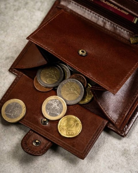 Zestaw prezentowy: skórzany portfel męski, etui na karty i brelok - Peterson Zestaw prezentowy: skórzany portfel męski, etui na karty i brelok - Peterson
