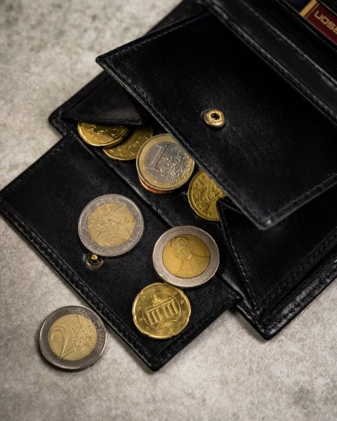 Zestaw prezentowy: skórzany portfel męski, etui na karty i brelok - Peterson Zestaw prezentowy: skórzany portfel męski, etui na karty i brelok - Peterson