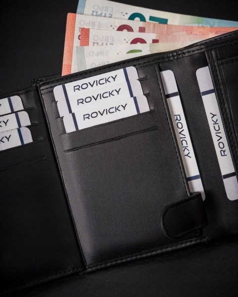 Duży portfel męski ze skóry ekologicznej - 4U Cavaldi Duży portfel męski ze skóry ekologicznej - 4U Cavaldi