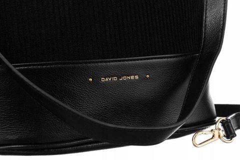 Torba damska ze skóry ekologicznej z odpinanym paskiem - David Jones Torba damska ze skóry ekologicznej z odpinanym paskiem - David Jones