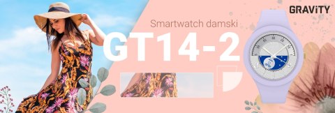 Smartwatch Damski Gravity GT14-2 Smartwatch Damski Gravity GT14-2