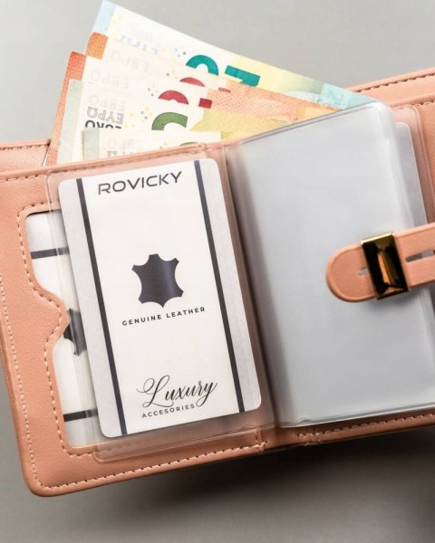 Portfel damski ze skóry ekologicznej z wkładką na karty - 4U Cavaldi Portfel damski ze skóry ekologicznej z wkładką na karty - 4U Cavaldi