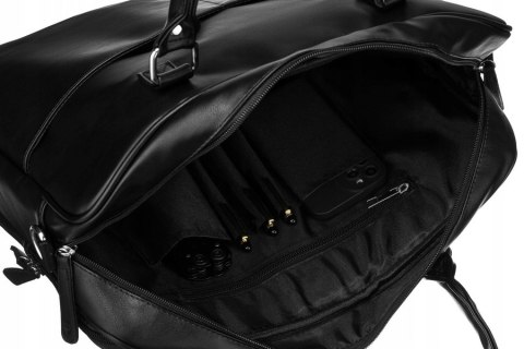 Męska torba na laptopa do 14 cali wykonana ze skóry ekologicznej - Peterson Męska torba na laptopa do 14 cali wykonana ze skóry ekologicznej - Peterson