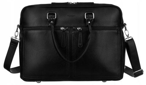 Torba na laptopa do 14 cali wykonana ze skóry ekologicznej - Peterson Torba na laptopa do 14 cali wykonana ze skóry ekologicznej - Peterson