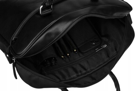 Torba na laptopa do 14 cali wykonana ze skóry ekologicznej - Peterson Torba na laptopa do 14 cali wykonana ze skóry ekologicznej - Peterson