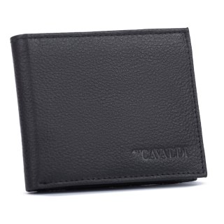 Mały, skórzany portfel męski z systemem RFID - 4U Cavaldi