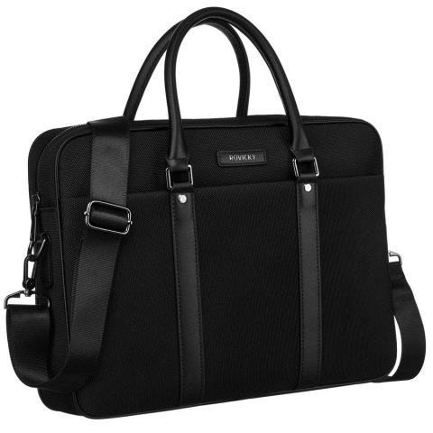 Torba na laptopa z syntetycznego materiału - Rovicky Torba na laptopa z syntetycznego materiału - Rovicky