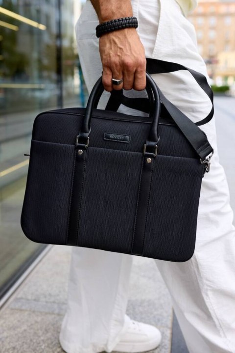 Torba na laptopa z syntetycznego materiału - Rovicky Torba na laptopa z syntetycznego materiału - Rovicky