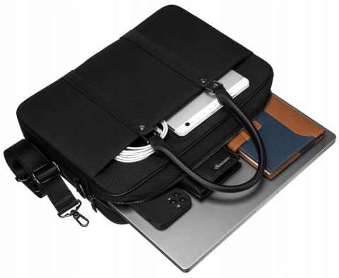 Torba na laptopa z syntetycznego materiału - Rovicky Torba na laptopa z syntetycznego materiału - Rovicky