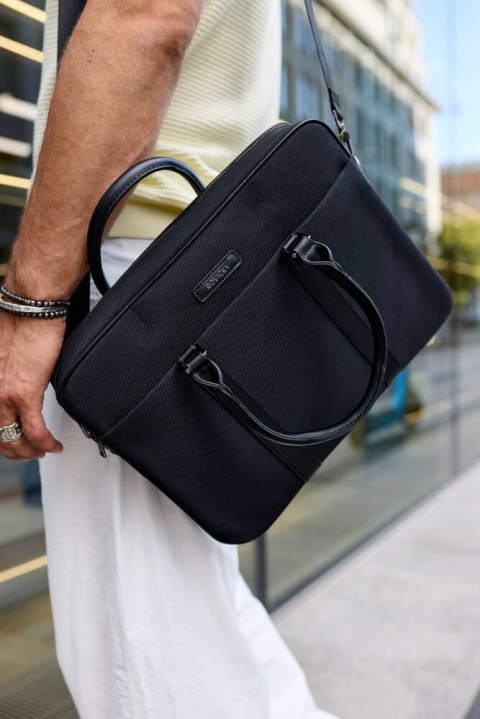 Torba na laptopa z syntetycznego materiału - Rovicky Torba na laptopa z syntetycznego materiału - Rovicky