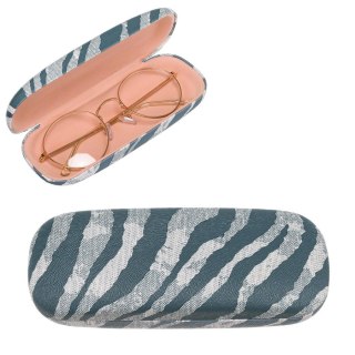 Eleganckie etui na okulary z motywem zebry - 4U Cavaldi