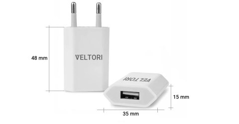ŁADOWARKA do Smartwatch VELTORI POWER ON USB 5V 1A VTL1 Uniwersalna ŁADOWARKA do Smartwatch VELTORI POWER ON USB 5V 1A VTL1 Uniwersalna