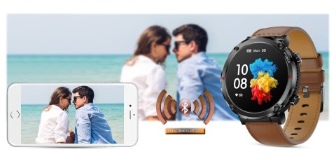 Smartwatch Gravity GT21-4 + Czarny Pasek Silikonowy Smartwatch Gravity GT21-4 + Czarny Pasek Silikonowy