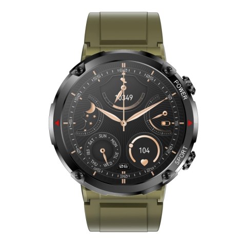 Smartwatch Gravity GT21-7 + Czarny Pasek Silikonowy Smartwatch Gravity GT21-7 + Czarny Pasek Silikonowy