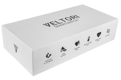 Smartwatch Veltori VT110-1 Czarny Pasek Silikonowy Smartwatch Veltori VT110-1 Czarny Pasek Silikonowy