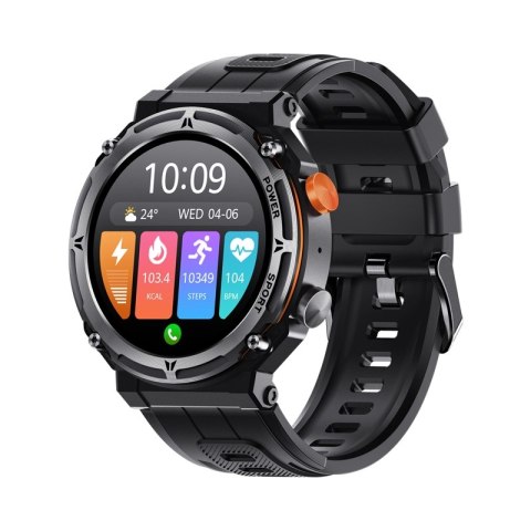 Smartwatch Veltori VT130-1 Czarny Pasek Silikonowy Smartwatch Veltori VT130-1 Czarny Pasek Silikonowy