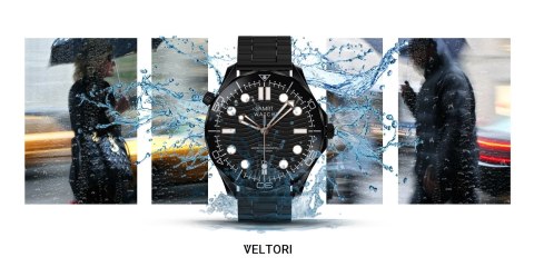 Smartwatch Veltori VT150-1 Czarny Pasek Silikonowy + Czarna Bransoleta Smartwatch Veltori VT150-1 Czarny Pasek Silikonowy + Czarna Bransoleta