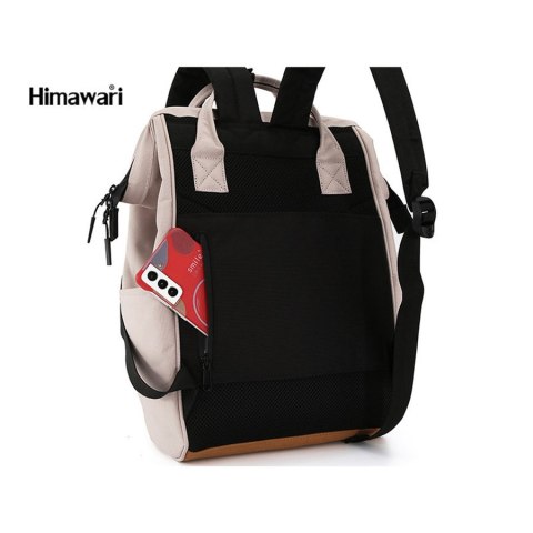 Brzoskwiniowy plecak sportowy z wodoodpornej tkaniny - Himawari Brzoskwiniowy plecak sportowy z wodoodpornej tkaniny - Himawari