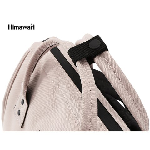 Miejski plecak damski w czerwonym kolorze z portem USB - Himawari Miejski plecak damski w czerwonym kolorze z portem USB - Himawari
