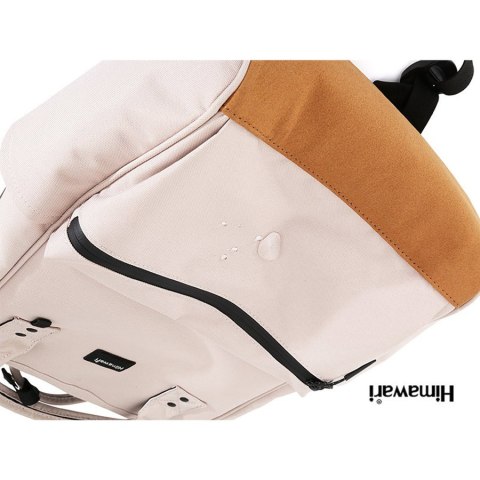 Miejski plecak damski w czerwonym kolorze z portem USB - Himawari Miejski plecak damski w czerwonym kolorze z portem USB - Himawari