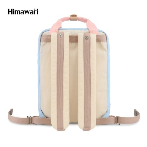 Pastelowy plecak damski na laptopa 14'' z kieszeniami - Himawari Pastelowy plecak damski na laptopa 14'' z kieszeniami - Himawari