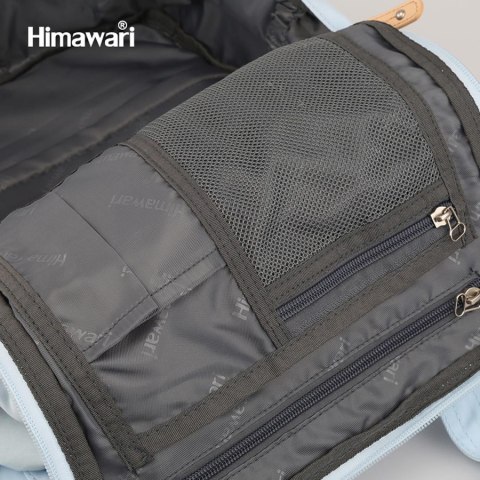 Plecak damski kremowy z kieszenią na laptopa i regulowanymi szelkami - Himawari Plecak damski kremowy z kieszenią na laptopa i regulowanymi szelkami - Himawari