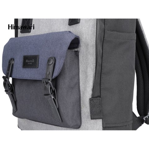 Plecak miejski na laptopa 15" czarny - Himawari Plecak miejski na laptopa 15" czarny - Himawari