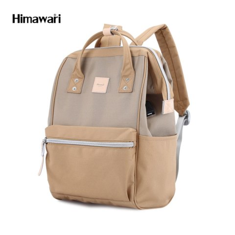 Plecak sportowy camel z USB i kieszenią na laptopa - Himawari Plecak sportowy camel z USB i kieszenią na laptopa - Himawari