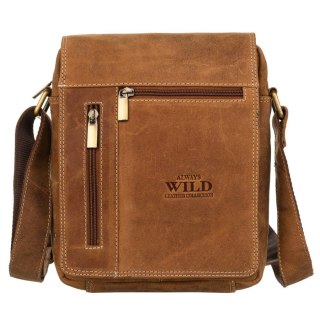 Torba męska w stylu vintage z regulowanym paskiem - Always Wild