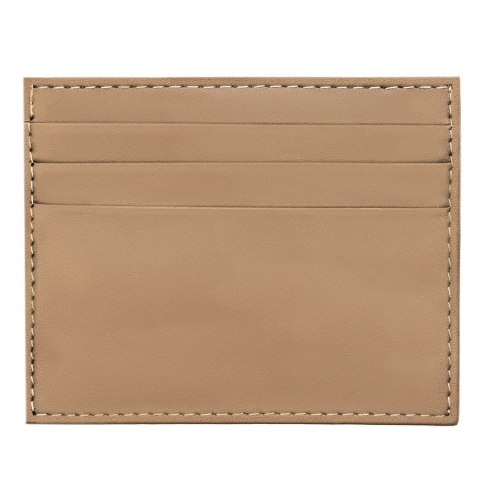 Etui na karty ze skóry naturalnej w ciemno beżowym kolorze Etui na karty ze skóry naturalnej w ciemno beżowym kolorze