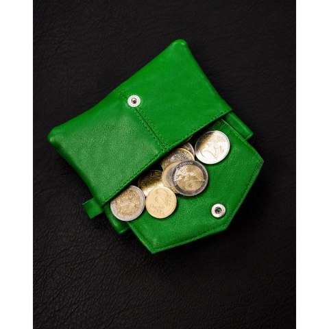 Skórzane etui na klucze w ciemno zielonym kolorze Skórzane etui na klucze w ciemno zielonym kolorze