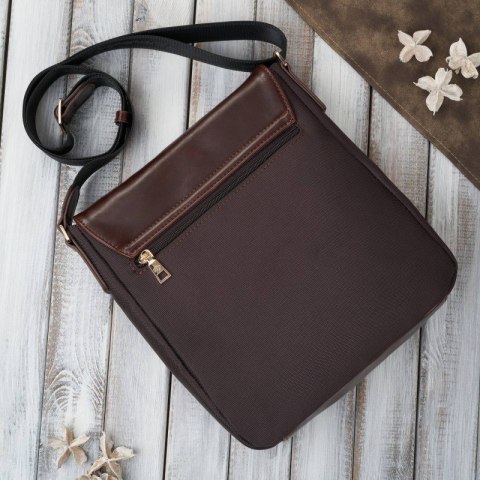 Listonoszka damska na ramię czarna elegancka SP-14-BR Listonoszka damska na ramię czarna elegancka SP-14-BR