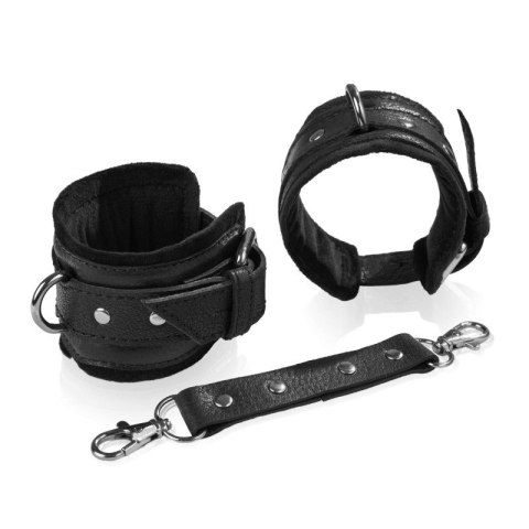 Skórzane kajdanki z welurem handcuffs Sessuale 01AY01 Skórzane kajdanki z welurem handcuffs Sessuale 01AY01