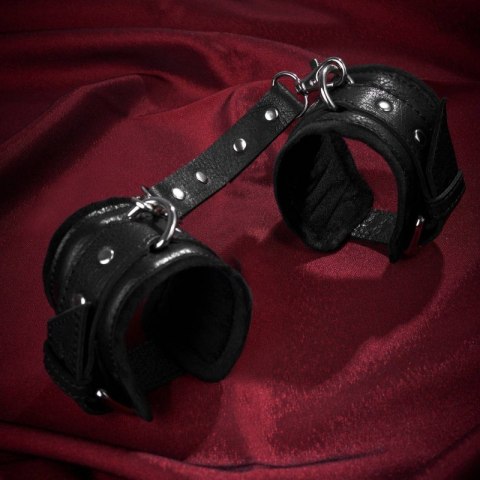 Skórzane kajdanki z welurem handcuffs Sessuale 01AY01 Skórzane kajdanki z welurem handcuffs Sessuale 01AY01