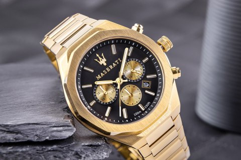 Zegarek Męski Maserati Stile R8873642001 + BOX Zegarek Męski Maserati Stile R8873642001 + BOX