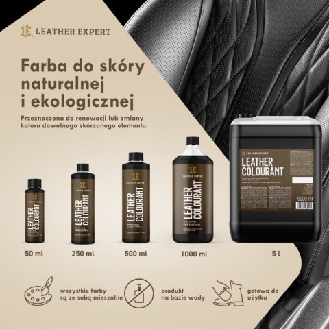 Leather Expert Colourant - Grey farba do skóry naturalnej i do ekoskóry 50 ml LE-06-50C404 Leather Expert Colourant - Grey farba do skóry naturalnej i do ekoskóry 50 ml LE-06-50C404