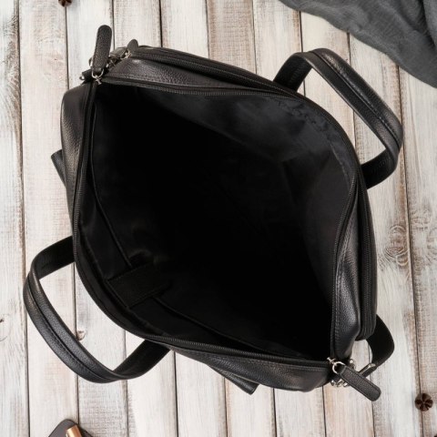 Torba męska skórzana A4 na laptopa podróżna na walizkę Paolo Peruzzi E-25-BL Torba męska skórzana A4 na laptopa podróżna na walizkę Paolo Peruzzi E-25-BL