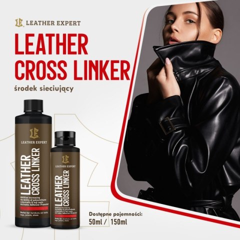 Leather Cross Linker - środek sieciujący, utrwalacz do skóry i vinylu 50 ml Leather Expert LE-09-CL50 Leather Cross Linker - środek sieciujący, utrwalacz do skóry i vinylu 50 ml Leather Expert LE-09-CL50
