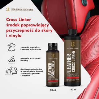 Leather Cross Linker - środek sieciujący, utrwalacz do skóry i vinylu 50 ml Leather Expert LE-09-CL50